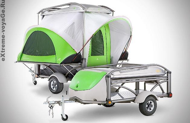 Легковой прицеп - дача с палаткой Sylvansport Go Camper