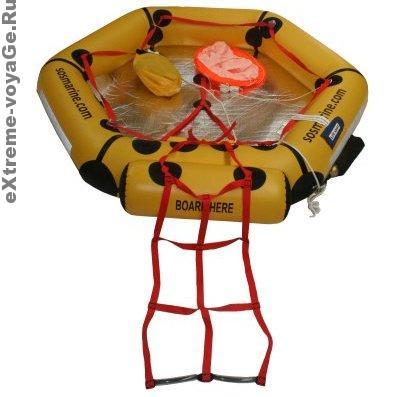 Надувной спасательный плот для выживания на воде SOS 2 Person