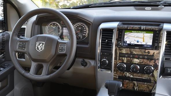 Водительское место в Dodge RAM 1500 образца 2014 года