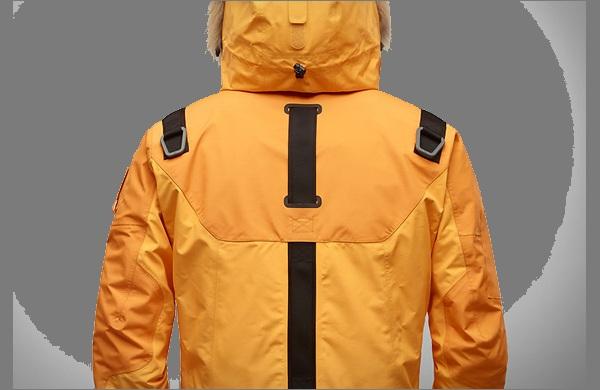 Зимняя спортивная куртка  для экстрима LifeTech вид сзади