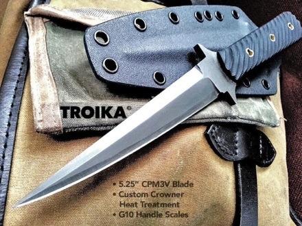 Боевой десантный нож - стилет Troika