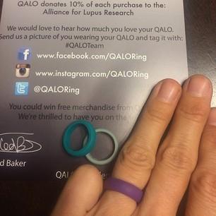 QALO Ring на руке