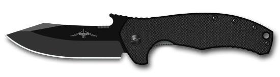 Нож ECS Knives Fighter в черном исполнении