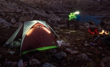 Легкая горная палатка Ripple Creek UL2 с освещением