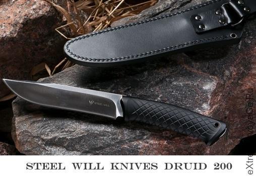 Мощный нож из подшипниковой стали Druid 200