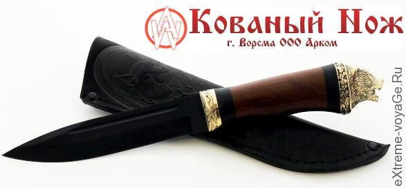 Нож Комбат с мельхиором - Кованый Нож, Ворскла