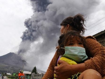 Действия при извержении вулкана