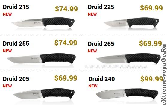 Steel Will Knives Druid Mini Series