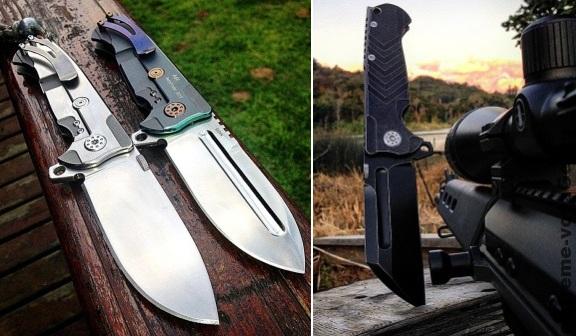 3 ножа от мастера Andre De Villiers