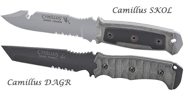 Новые боевые ножи спецназа США Camillus DAGR и SKOL