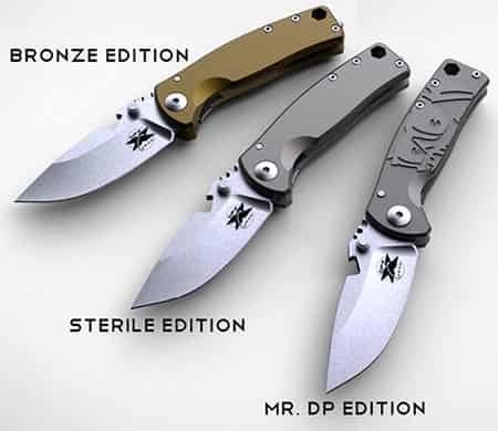 3 варианта исполнения ножа DPx HEST-F Urban