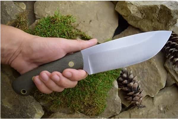 Прочный нож для выживания Big Jay с широким клинком