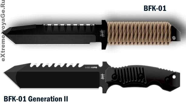Тактический нож-танто для выживания BFK-01 Gen II