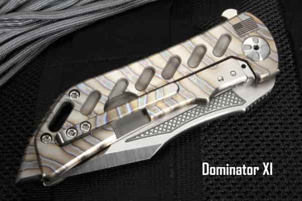 Надежный складной нож с алмазной текстурой Dominator XI