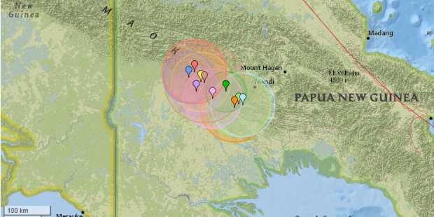 Серия из 50 мощных землетрясений потрясла Папуа - Новую Гвинею
